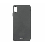 Tellur Apple Cover Liquide Silicone for iPhone XS MAX black