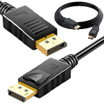 Fusion DisplayPort to DisplayPort video kaabel v1.4 | 8K | 4K | 2K | 1,5M must