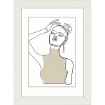 Kopenhaageni raam COPENHAGEN WOODEN GALERY 25X55 CM (3 FOTO), VALGE