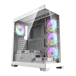 DARKFLASH arvutikorpus DS900 (valge) koos 7 ARGB ventilaatoriga