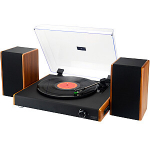 Adler AD 1915 Vinilpla&scaron;u atskaņotājs ar USB/Bluetooth/USB ierakstī&scaron;anas funkciju un 2 skaļruņiem