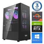 INTOP Ryzen 5 5600X 32GB 250SSD M.2 NVME RTX3050 6GB WIN11