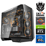 INTOP AQUA Ryzen 5 7500X3D 64GB DDR5 1TB SSD M.2 NVME RTX5080 16GB  no-OS