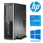HP 8100 SFF i5-650 8GB 256GB SSD + 160GB HDD DVD W10P Renew