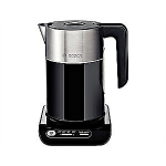 Bosch TWK8613P elektroonilise juhtimisega, roostevabast terasest, must, 2400 W, 360&deg; p&ouml;&ouml;ratav alus, 1.5 L