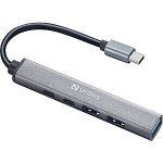 Sandberg 336-50 USB-C kuni 3xUSB-A+2xUSB-C s&auml;&auml;stja