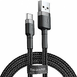 Kaabel Baseus Cafule CATKLF-CG1 (USB 2.0 &mdash; USB C; 2 m; hall must v&auml;rv)