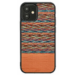 MAN&WOOD iPhone 12 mini browny check musta jaoks