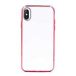 Devia Glitter soft case (TPU) iPhone XS/X(5.8) punane