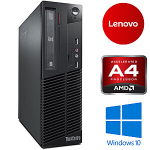 Lenovo M78 SFF AMD A4-5300 8GB 256GB SSD R7-240 2GB DVD W10P Renew