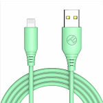 Tellur Silicone USB to Lightning kaabel 3A, 1m, roheline