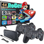 RoGer Retro Portatiivne Konsool + 2 Kontrollerit / 21000 M&auml;ngu / HDMI