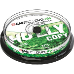 Emtec DVD-RW 4,7GB 1-4x Holly Copy 10 pcs Cake Box