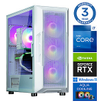 INTOP AQUA i7-14700F 32GB DDR5 1TB SSD M.2 NVME 5070 12GB White WiFi WIN11 i3 NEO White