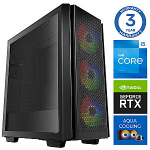 INTOP AQUA i5-14400F 32GB DDR5 1TB SSD M.2 NVME RTX5050 8GB no-OS