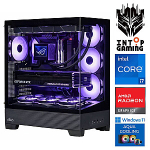 INTOP AQUA i7-14700F 32GB DDR5 1TB SSD M.2 NVME RX9060XT 16GB WIN11