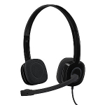 Logitech k&otilde;rvaklapid H151 3,5 mm peapael, must