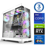 INTOP AQUA i9-14900KF 32GB DDR5 1TB SSD M.2 NVME RTX5070Ti 16GB  ei-OS