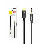Baseus Yiven Premium audio vads USB-C -> 3.5 mm 1.2m must (EU Blister)
