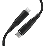 Fusion Fishbone USB-C &uuml;hendus kaabli v&auml;lguga 30W | 3A | 1,5 m must