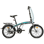 Kokkupandav jalgratas Bisan 20 FX3500 NX3 hall/sinine (Ratta suurus: 20")