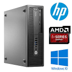 HP 705 G2 SFF A8-8650B 8GB 256GB SSD + 250GB HDD DVD W10P Renew