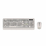 Tellur Green Wireless Keyboard and Mouse Nano Recever Creame