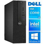 DELL 3050 SFF i3-7100 8GB 256SSD+160GB HDD WIN10Pro