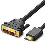 Ugreen HDMI - DVI kaabel 4K 60Hz 30AWG 1m must (30116)