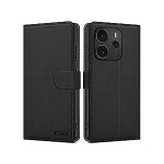 Tech-Protect Wallet Xiaomi Redmi Note 14 5G / Poco M7 PRO 5G matt musta