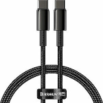 Baseus USB-C kuni USB-C USB kaabel 1 m must (CATWJ-01)