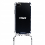 Lookabe Necklace Snake Edition iPhone 7/8 silver snake loo016