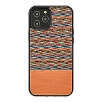 MAN&WOOD iPhone 12/12 Pro browny check musta jaoks