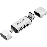 SANDBERG kaardilugeja USB-C+USB+MicroUSB