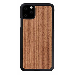 MAN&WOOD SmartPhone case iPhone 11 Pro Max musta p&auml;hkliga must