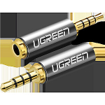 UGREEN 20501 Adapter 2.5 mm micro jack male to 3.5 mm mini jack female (gray)
