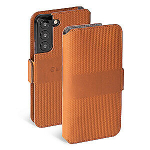 Krusell Leather PhoneWallet Samsung Galaxy S22+ konjak (62468)