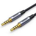 Ugreen kaabel AUX mini jack 3.5mm kaabel (mees) - 3.5mm mini jack (mees) 2m must (AV183)