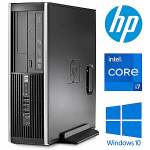 HP 8100 SFF Intel i7-860 8GB 256GB SSD + 500GB HDD AMD HD 8570 DVD W10P Renew