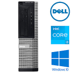 Dell 3010 DT i3-3240 8GB 256GB SSD + 250GB HDD DVD W10P Renew