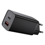 Baseus GaN CCGAN2L-B01 V&otilde;rgulaadija USB / USB-C / 65W / 5A / Quick Charge 3.0 Must