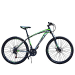 Kalnu velosipēds Reset Derek Black/Green (Rata izmērs: 27,5 Rāmja izmērs: L)