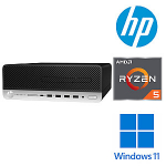 HP 705 G4 SFF Ryzen 5 PRO 2400G 16gb 256gb SSD + 500GB HDD DVD W11P Renew