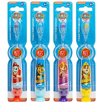 Paw Patrol vilkuv hambahari komplekt imemisega erinevates v&auml;rvides 4 tk