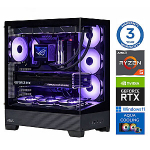INTOP AQUA Ryzen 5 7500X3D 64GB DDR5 1TB SSD M.2 NVME RTX5070Ti 16GB  WIN11Pro