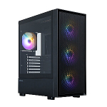 Zalman S6, ATX Mid Tower PC Case, 3 x 140mm FRGB Fans, 1 x 120mm FRGB Fans, Black