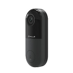 Tellur Smart WiFi Video DoorBell 1080P, PIR, Wired Black