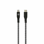 Tellur Green andmesidekaabel Type-C kuni Lightning 3A PD60W 1m nailon must
