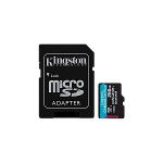 Kingston 256GB microSDXC Canvas Go Plus Gen4 200MB/s A2 U3 V30 kaart + adapter