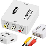 Fusion video signaali muundur RCA-st HDMI-ks (+Audio) valge